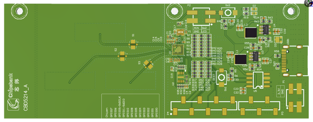 CBD5214 development board