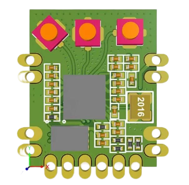 Mini 2-antenna module